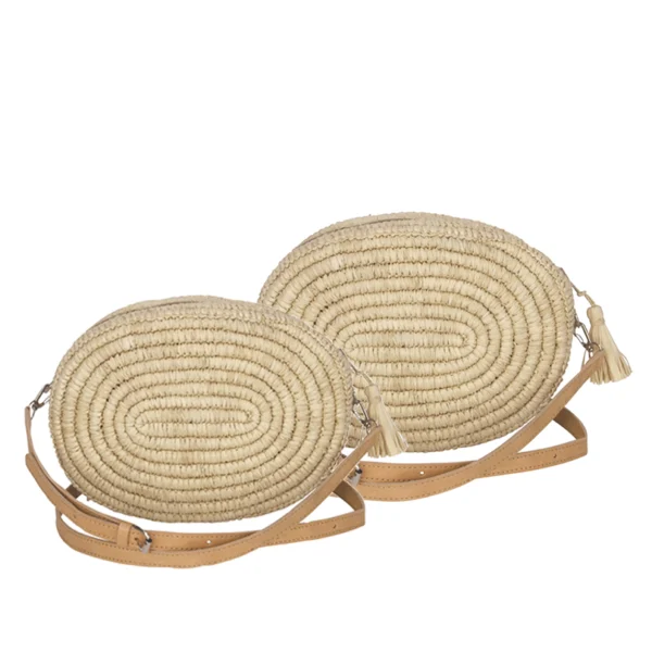 2 sacs taille différentes beige