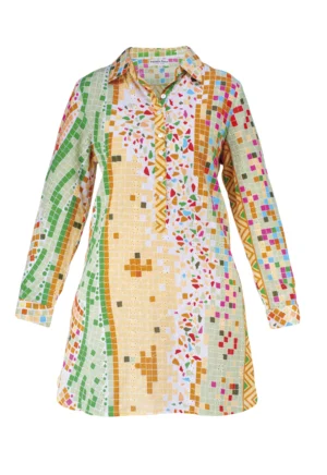 Robe à motif patchwork très colorés