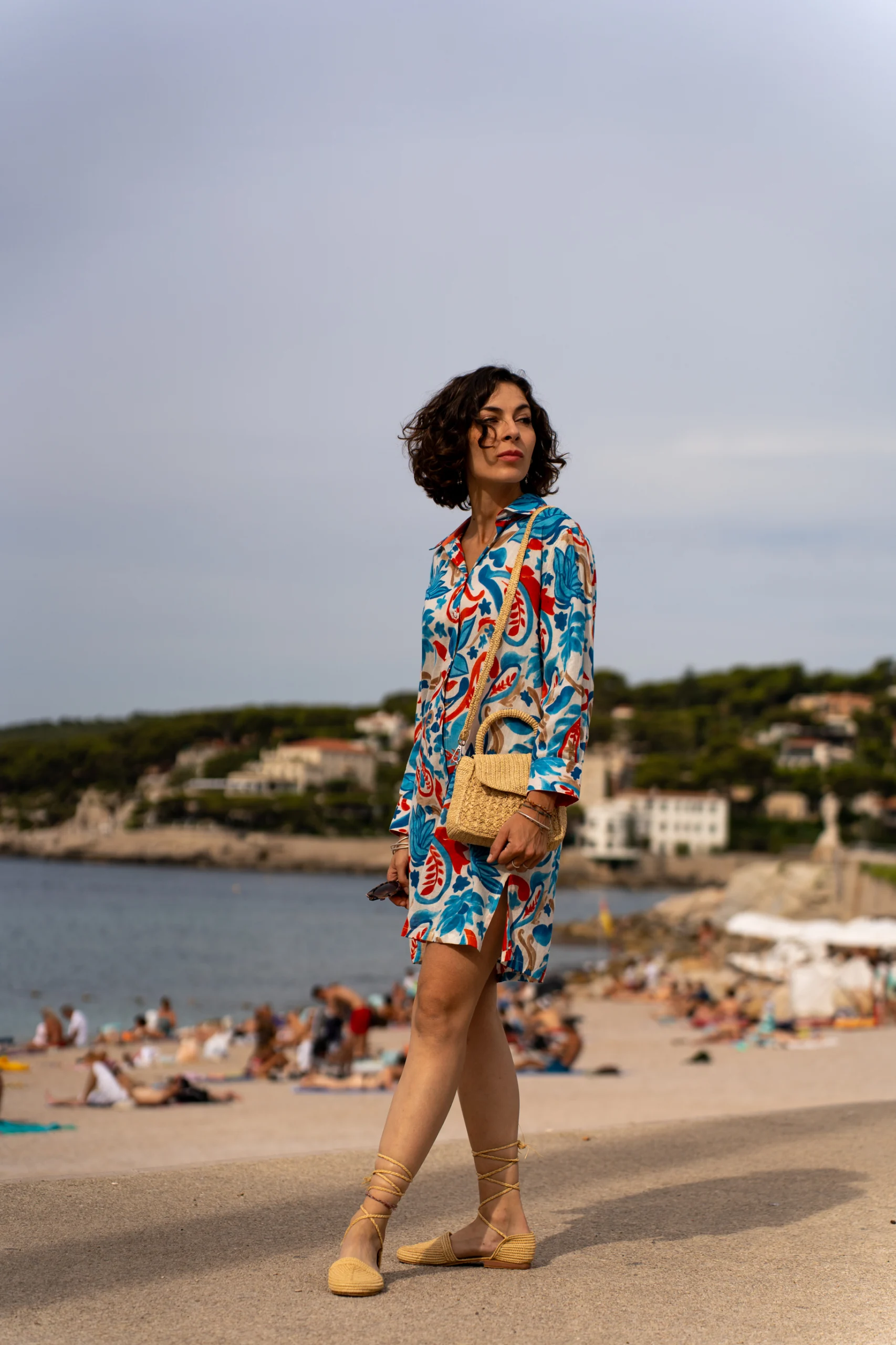 Chemise femme imprimée Bohème à motifs colorées Bagatelle France